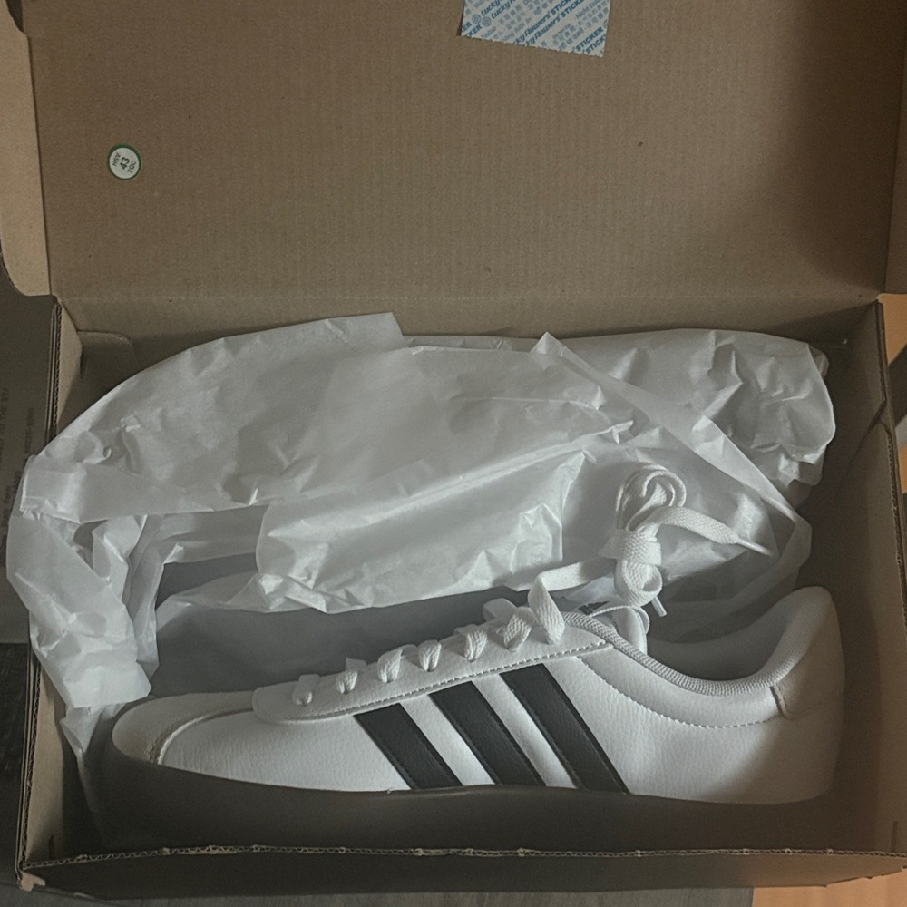 Adidas VL Court 3.0 Black and White Sneakers